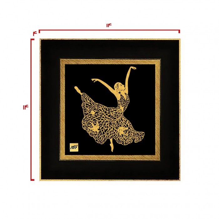 تابلو روکش طلا طرح آوا