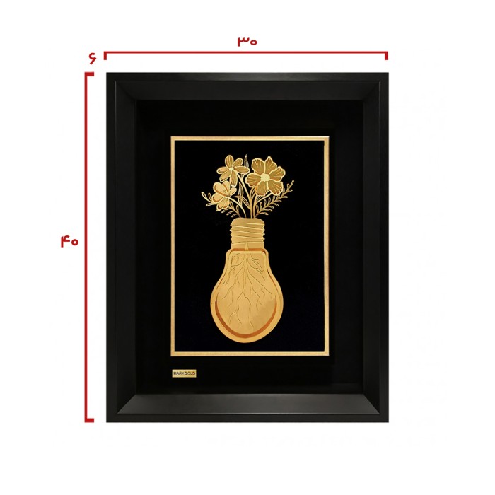 تابلو روکش طلا طرح ثمر