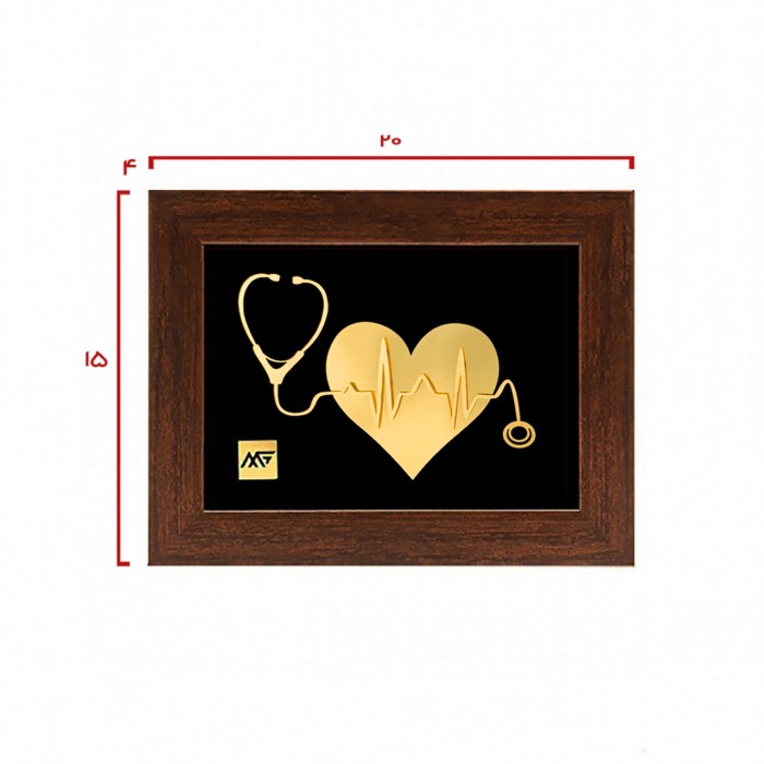 تابلو ورق طلا طرح روز پزشک