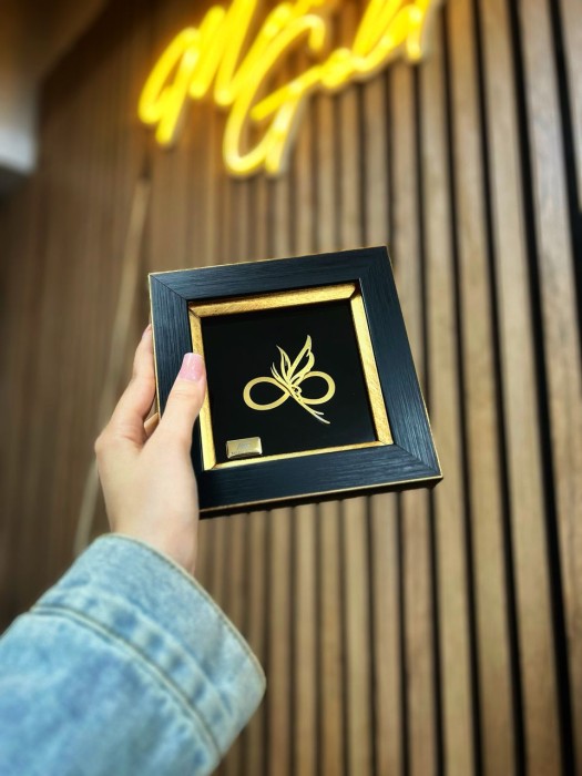 تابلو روکش طلا طرح درسا