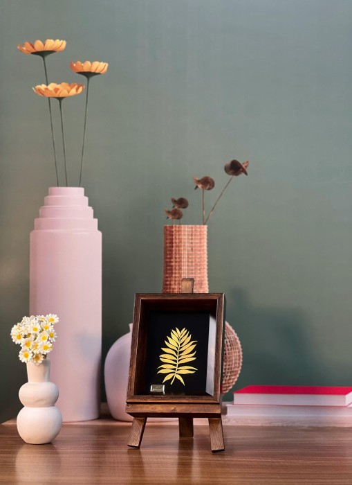 تابلو روکش طلا طرح هاوایی 5