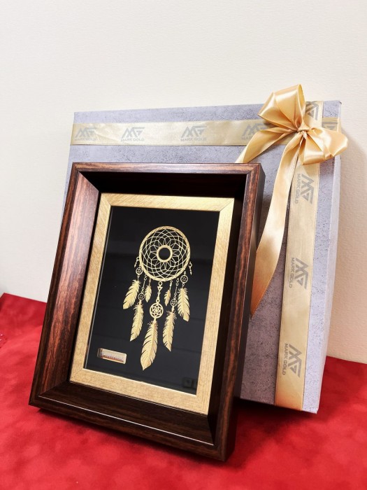 تابلو روکش طلا دریم کچر