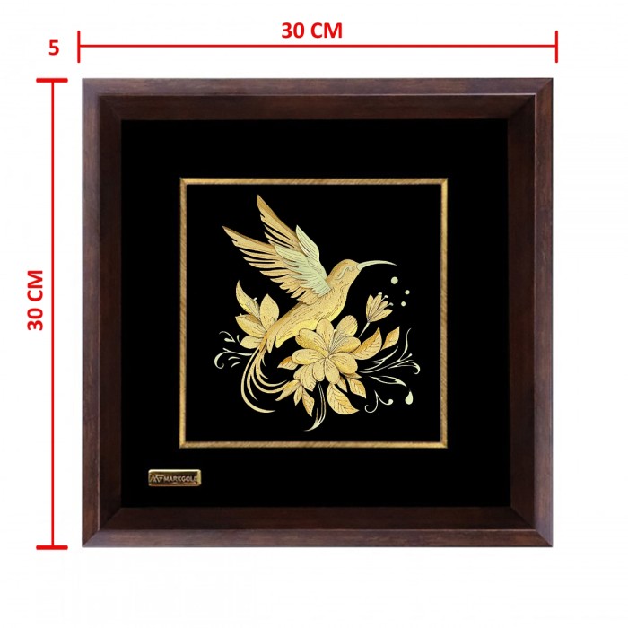 تابلو روکش طلا طرح برنا