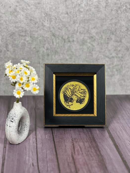 تابلو ورق طلا طرح رویا