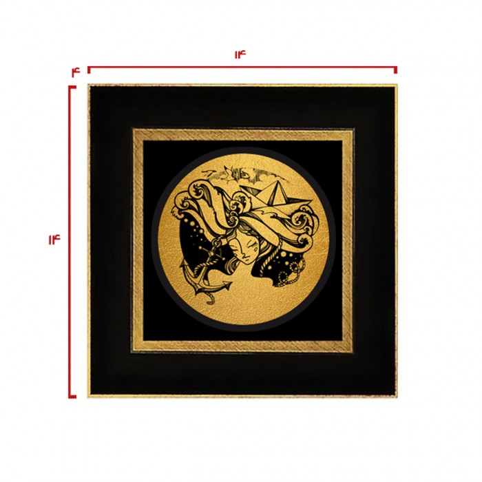 تابلو ورق طلا طرح رویا