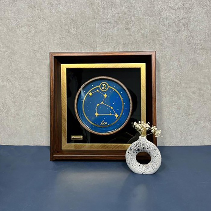 تابلو روکش طلا صورت فلکی ماه تولد مرداد 