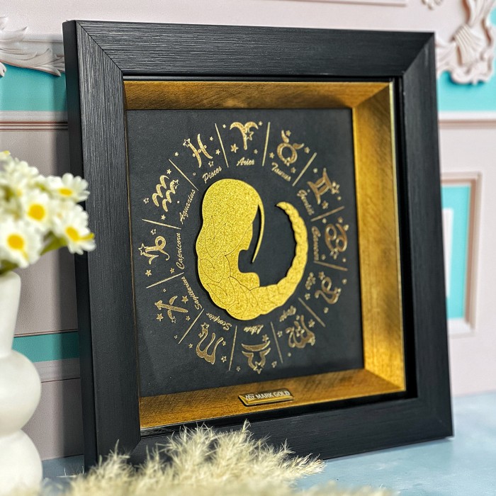 تابلو روکش طلا ماه تولد شهریور سری یونانی