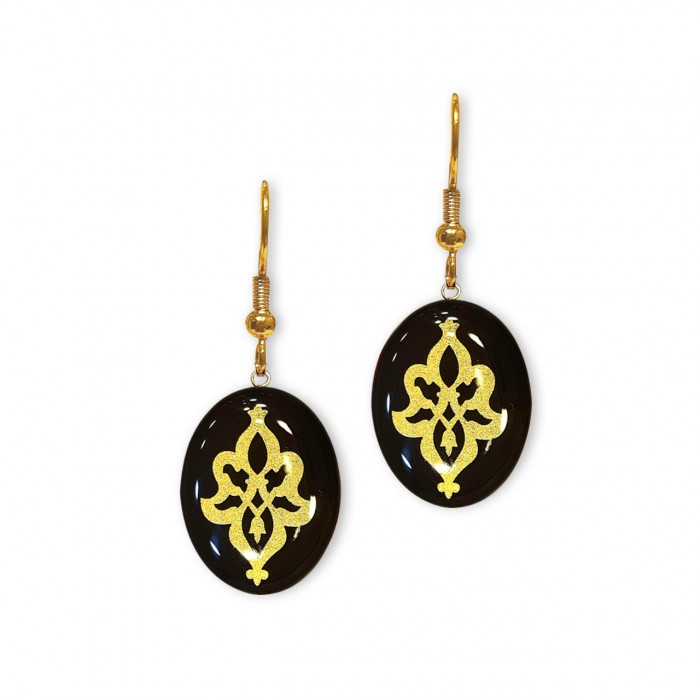 گوشواره طلاکوب ترنج