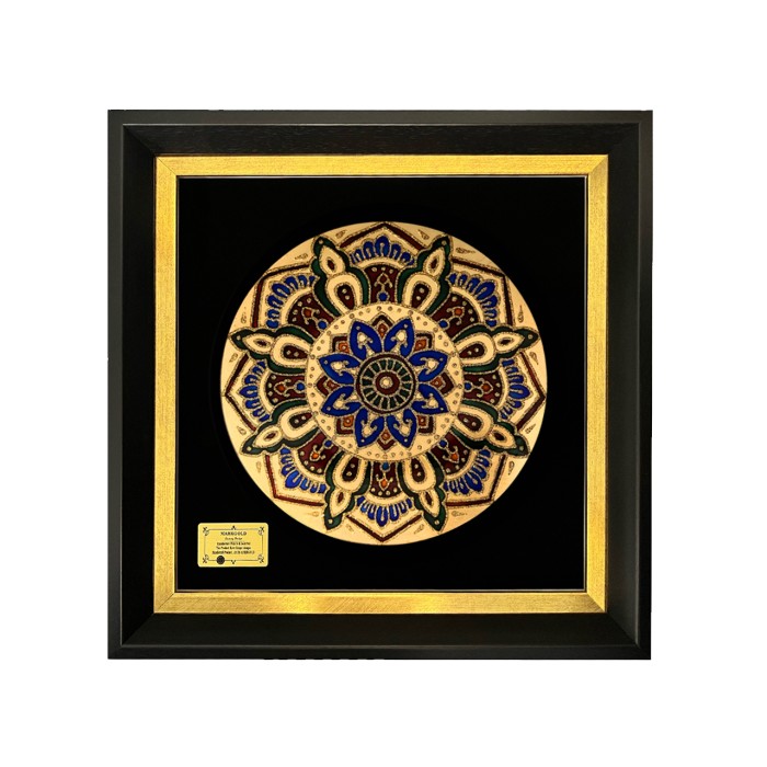 تابلو ورق طلا سری ماهک 14