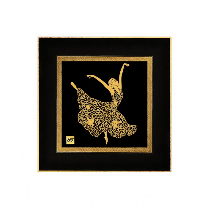 تابلو روکش طلا طرح آوا