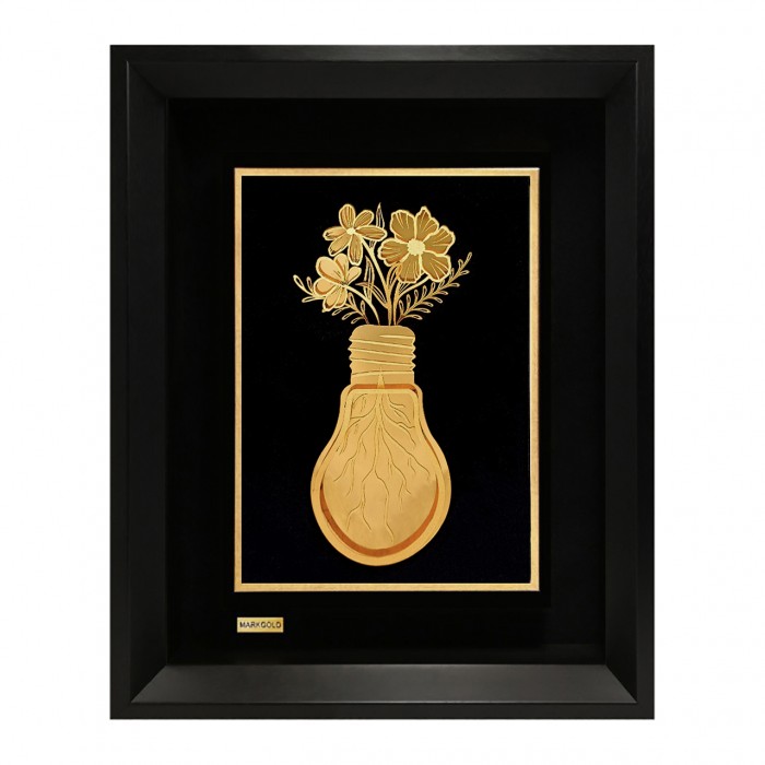 تابلو روکش طلا طرح ثمر