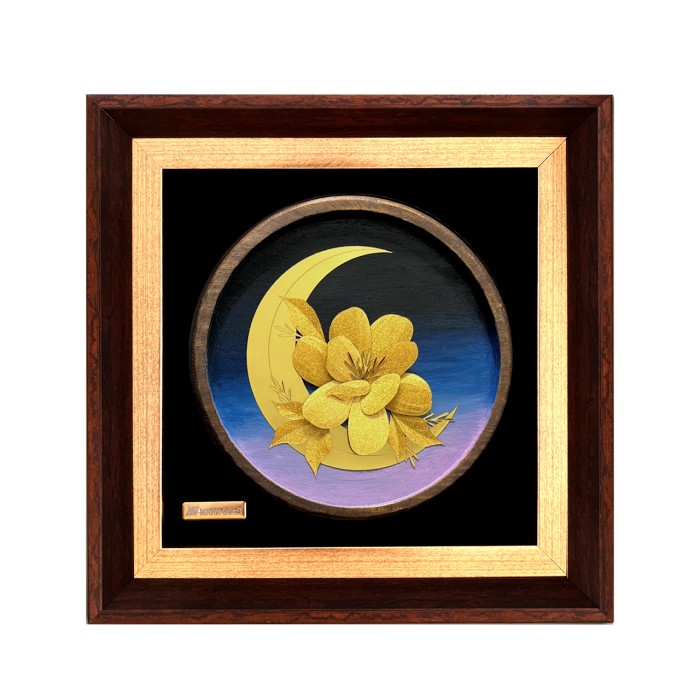 تابلو روکش طلا طرح مهسان